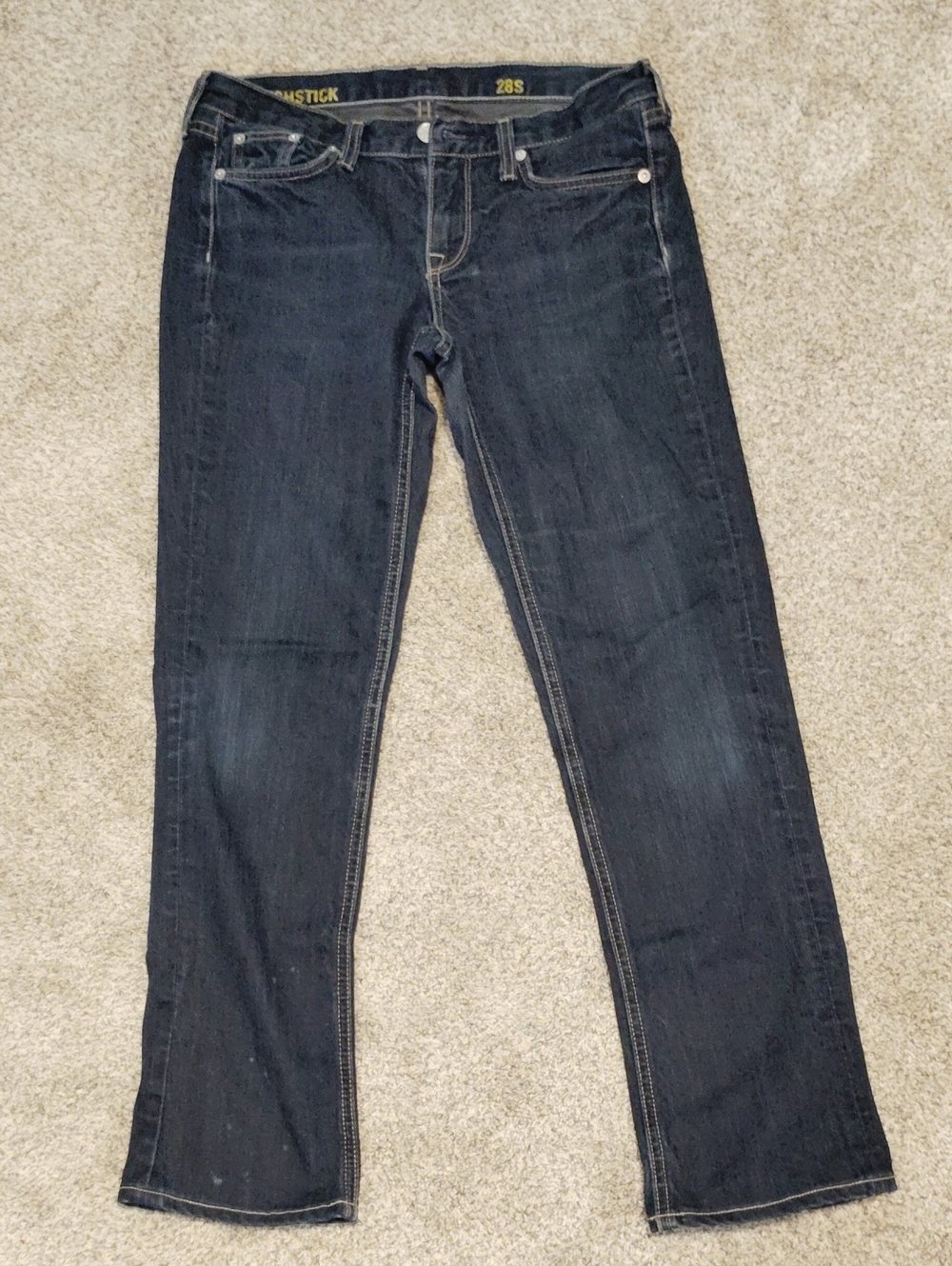 J. Crew Matchstick Dark Indigo Straight-Leg Women's Jeans